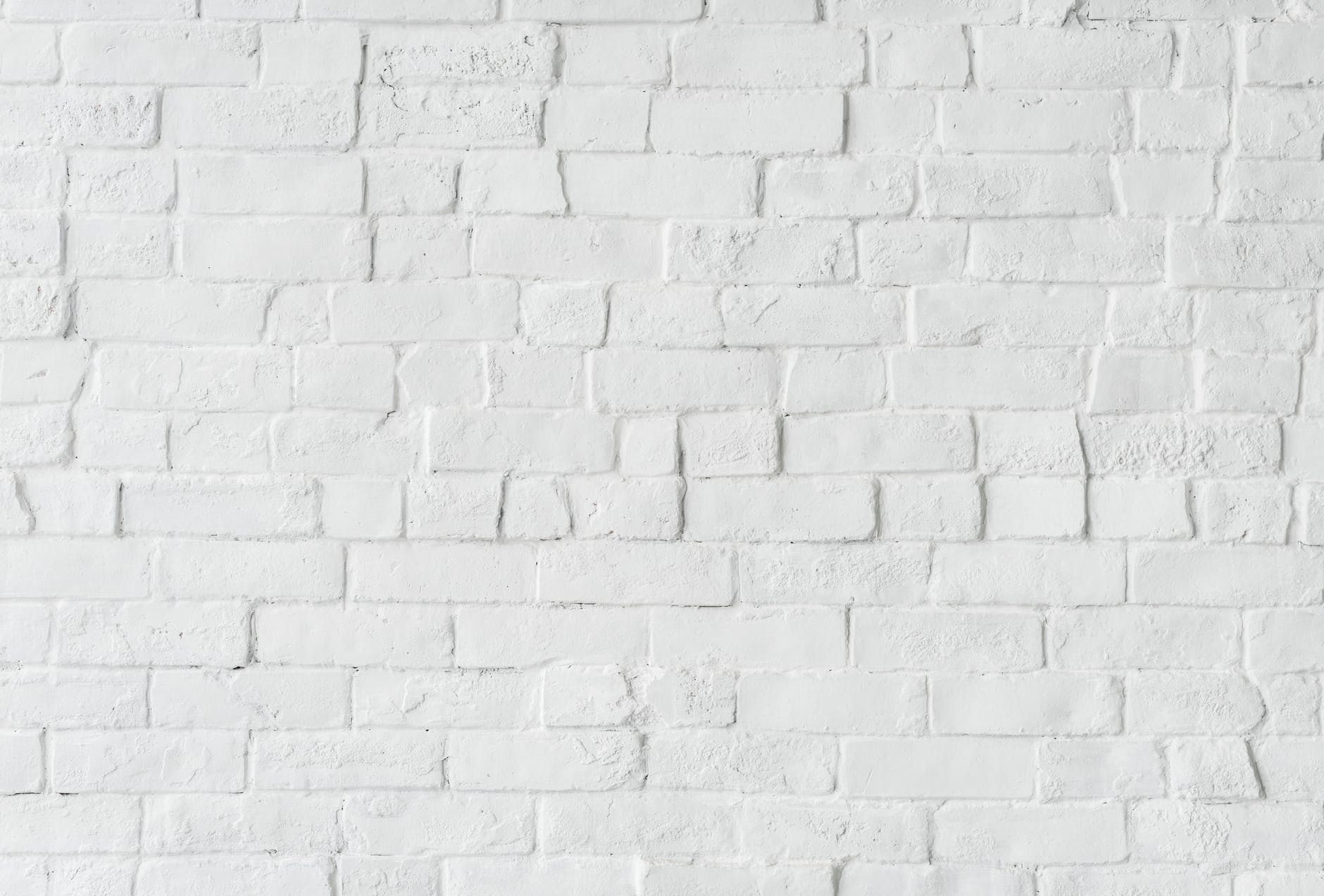 white brick wall